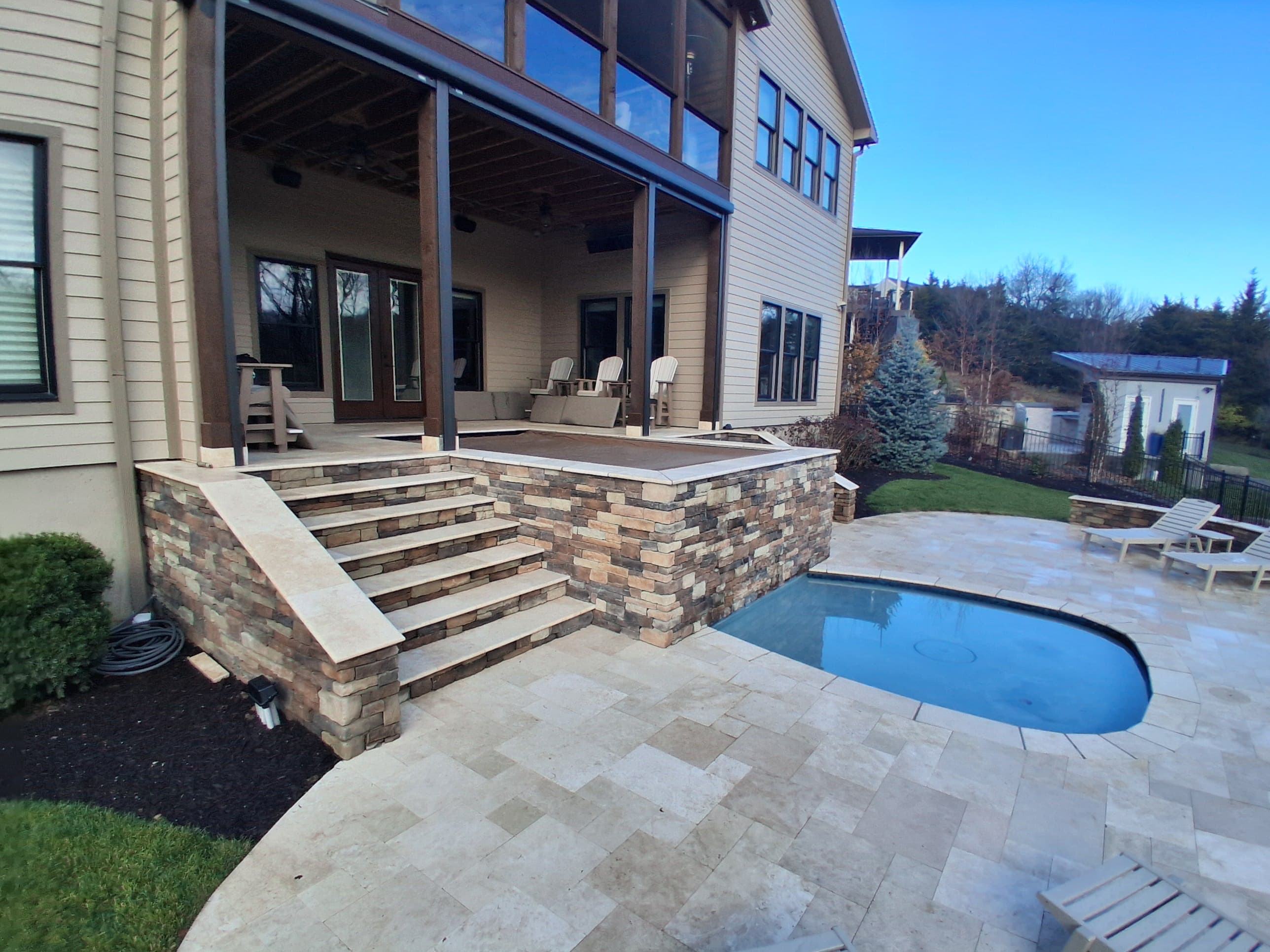 Custom home project by Jaeli Construction